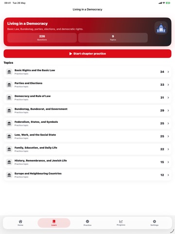 Germany Citizenship Prep iPad screenshot
