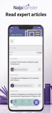 NaijaBarrister iPhone screenshot