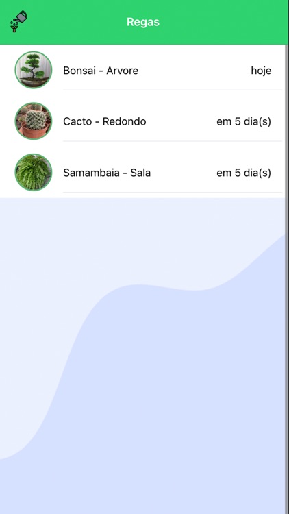 Rega diária - Monitore plantas