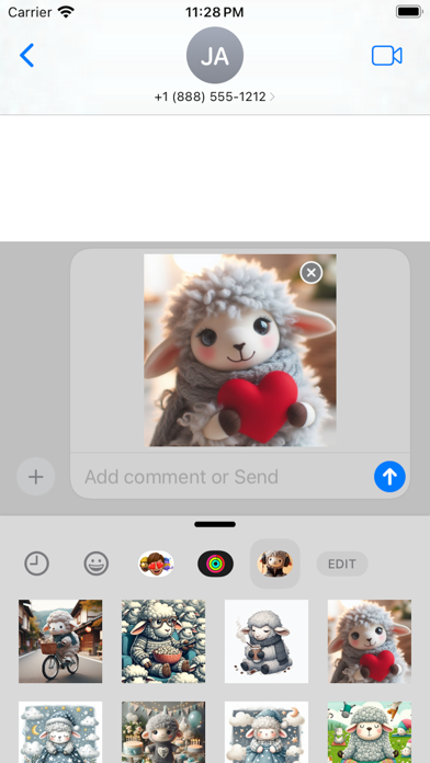 Funny Sheep stickers pack Screenshot