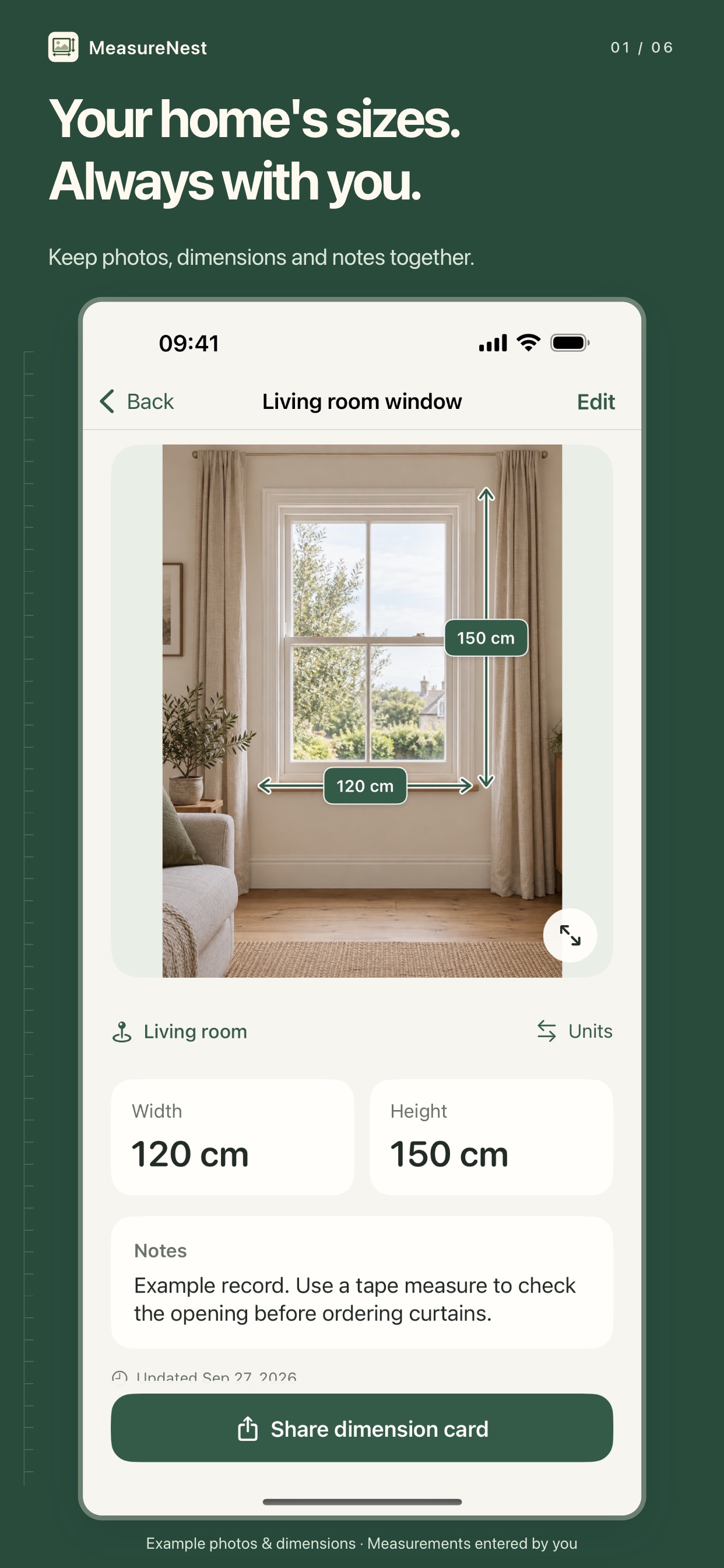 Screenshot 1 of MeasureNest: Photo Dimensions