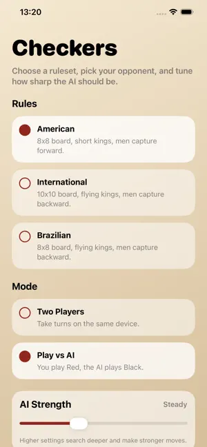 Checkers: Watch & Phone screenshot 2