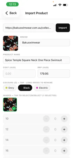 Скриншот Sonic Invoices на iPhone 4