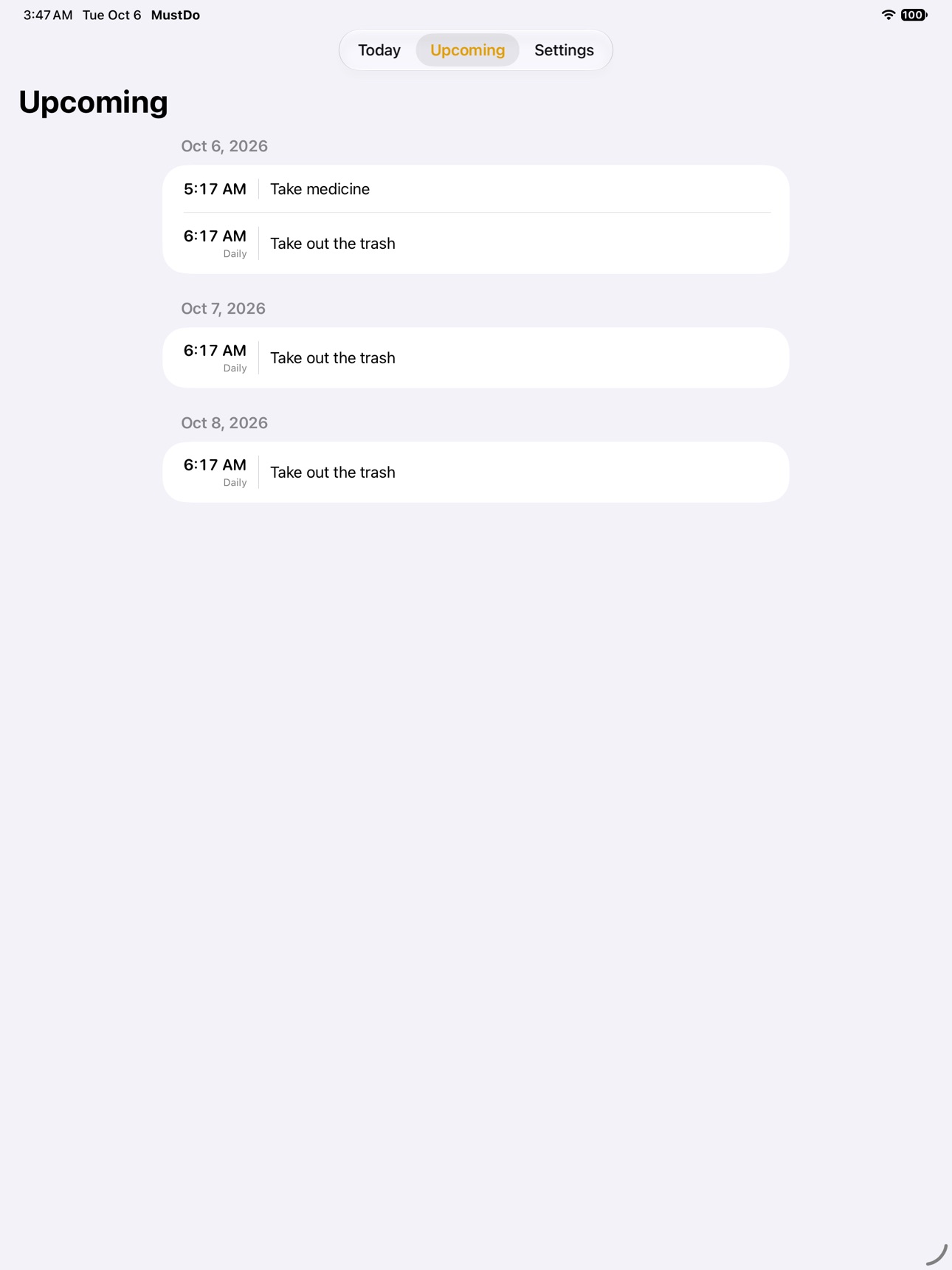 Screenshot 8 of MustDo: To-Do Alarm