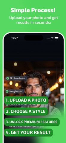 Revamp: AI Headshot Generator iPhone screenshot