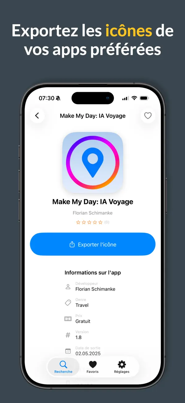 Screenshot #1 pour App Icon Extractor