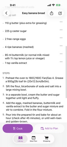 Ladle: Recipes & Meal Plan iPhone screenshot
