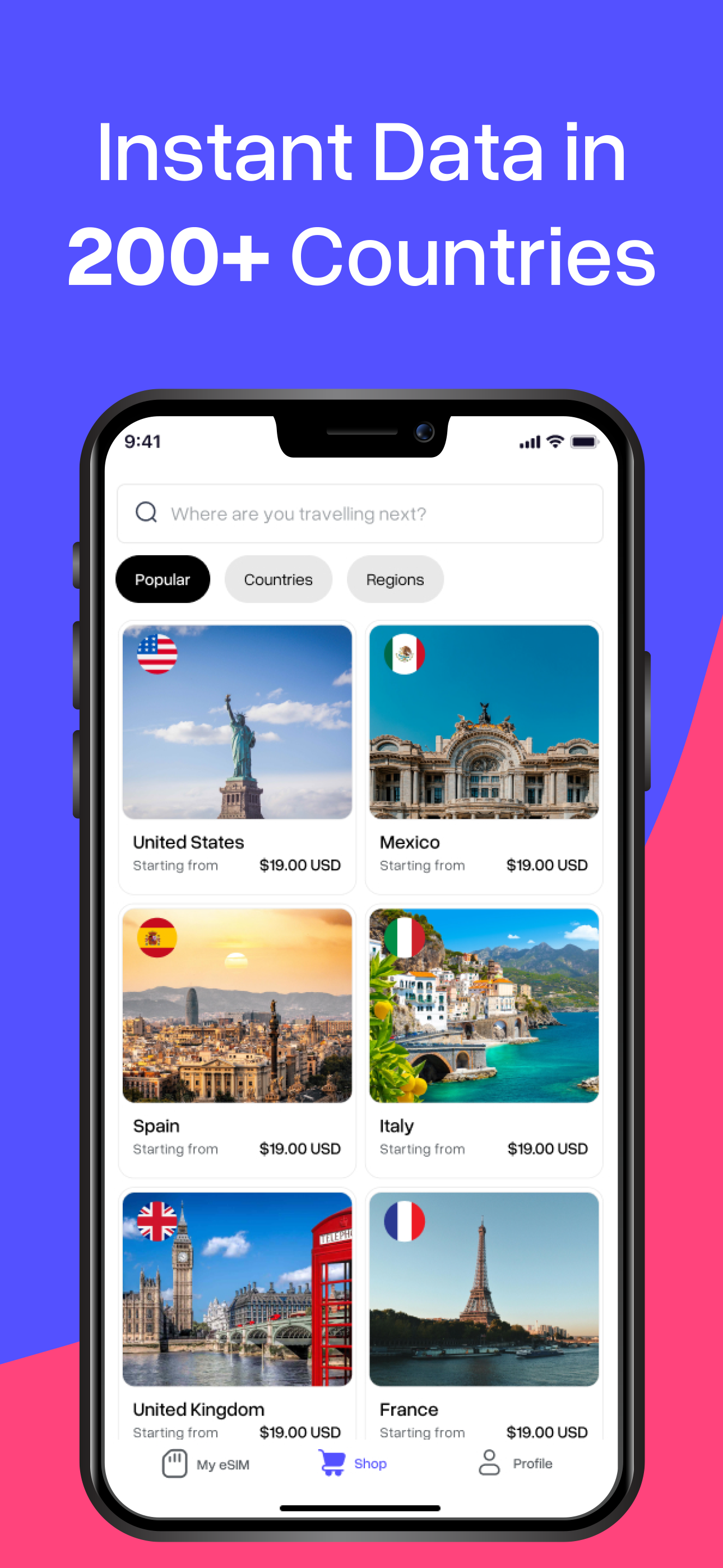 Superhero: eSIM Travel Data