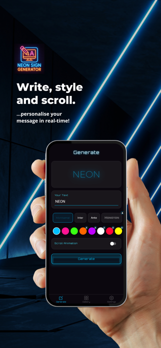 Neon Sign Generator Screenshot 2 of 4