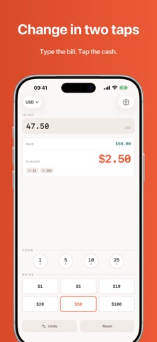 Change Calculator Screenshot 1 of 4