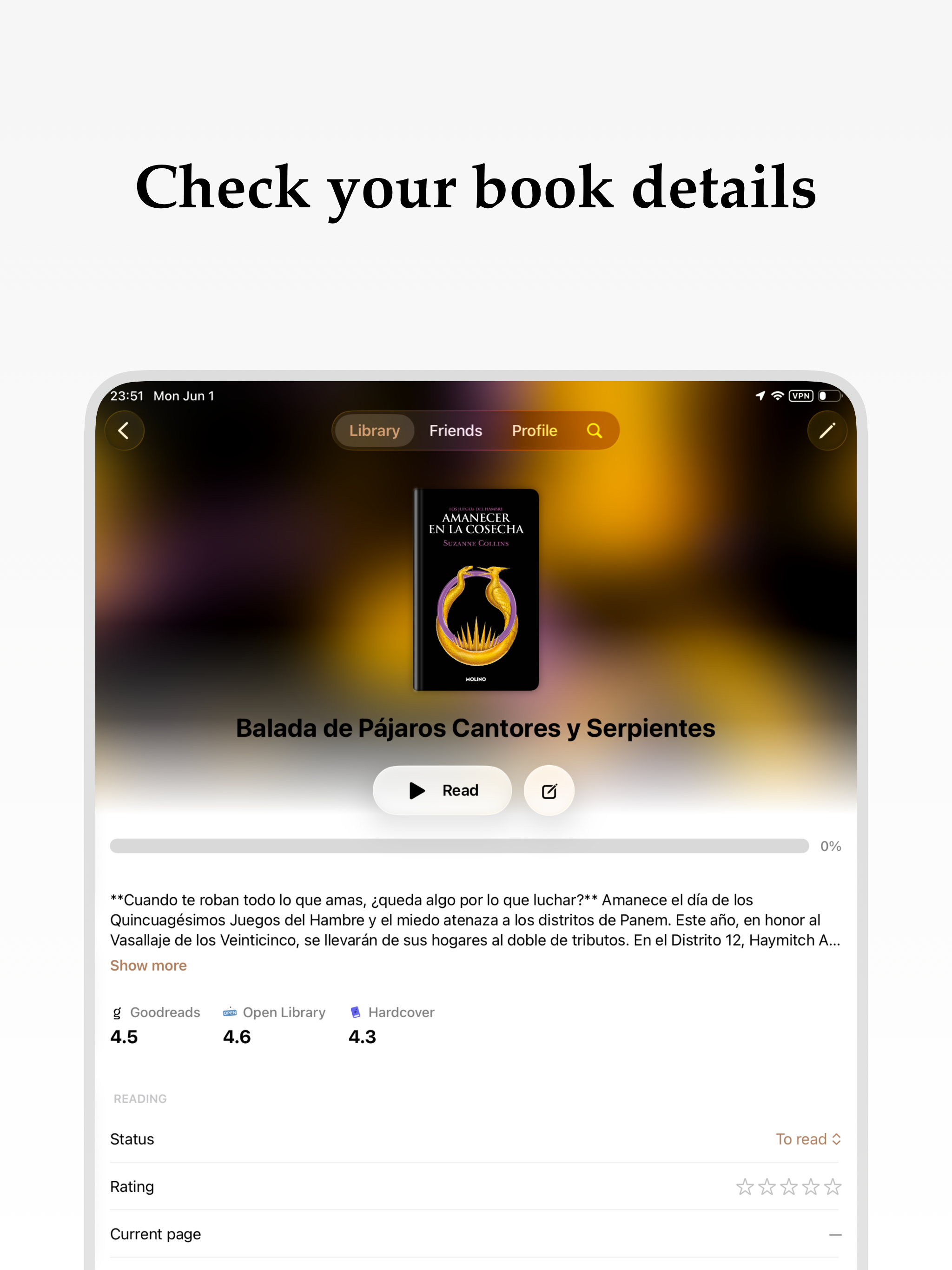 Library Tracker: Bookshelf