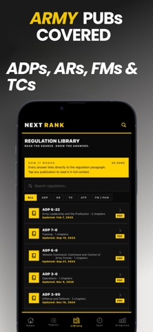 NextRank: Army Promotion Board iPhone screenshot