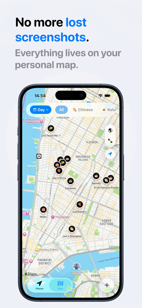 Save Place & Food Map: Triplix screenshot 3