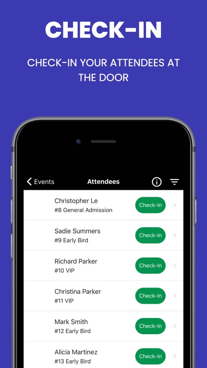 Evey Events - Check-In Manager