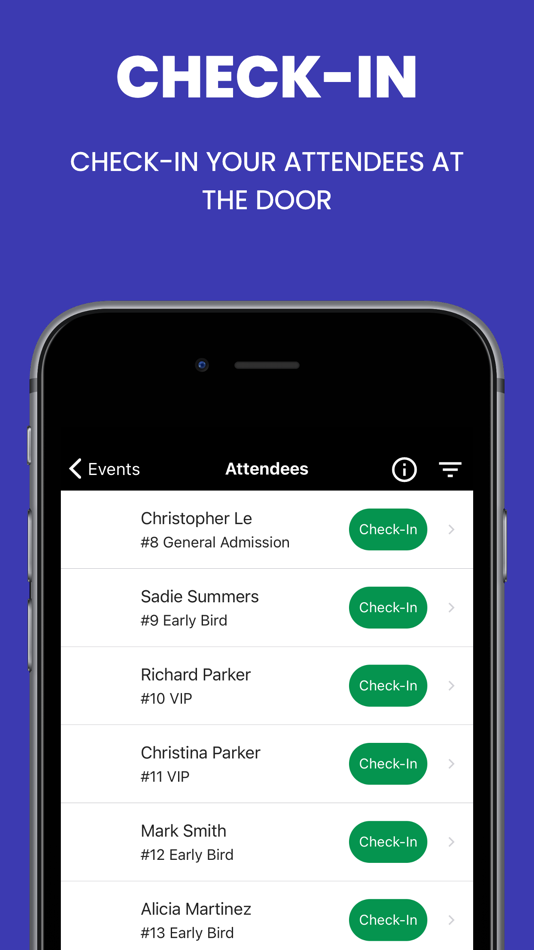 #1. Evey Events - Check-In Manager (iOS) 由: StayTuned Digital