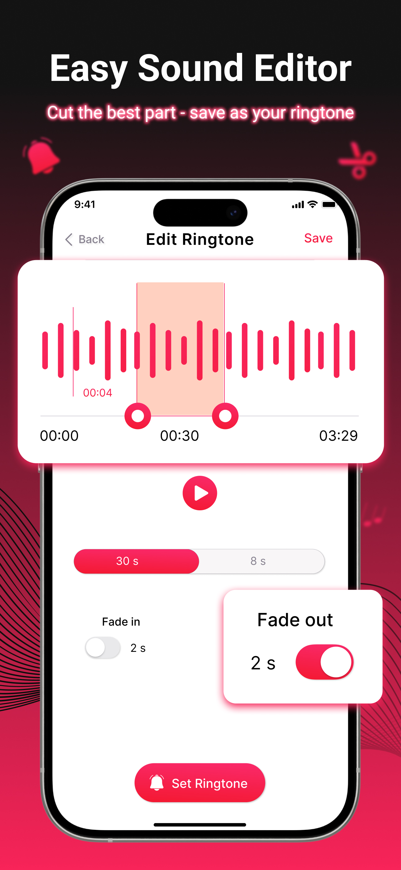 Clip Ringtones screenshot 3