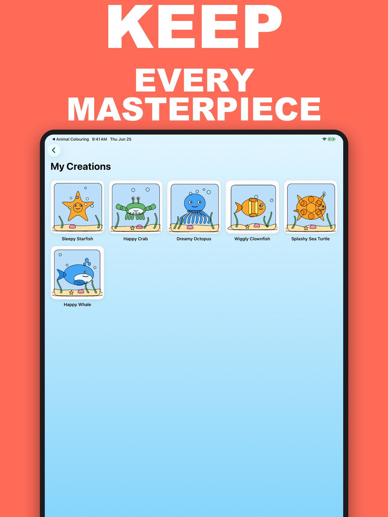 Screenshot 4 of Ocean Animal Coloring Kids