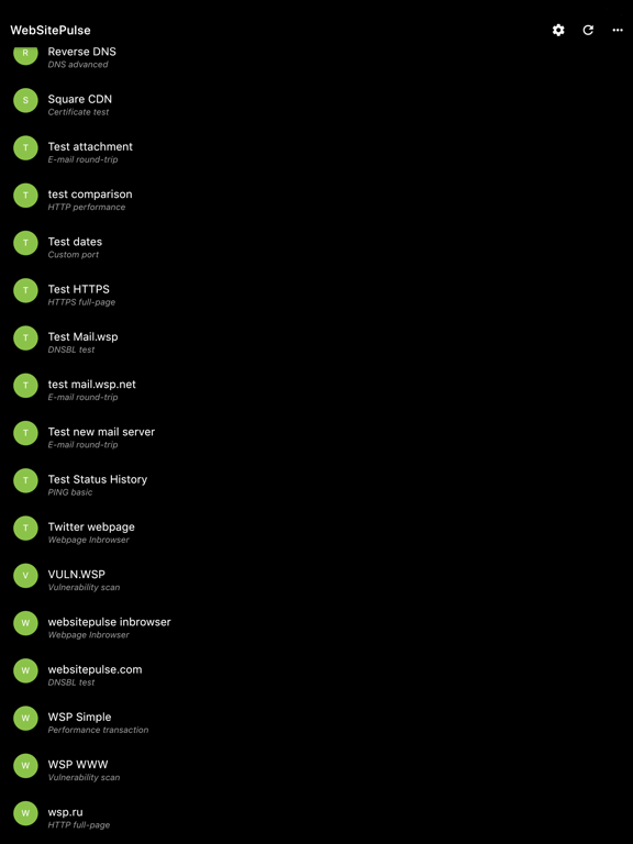 Screenshot #5 pour WebSitePulse