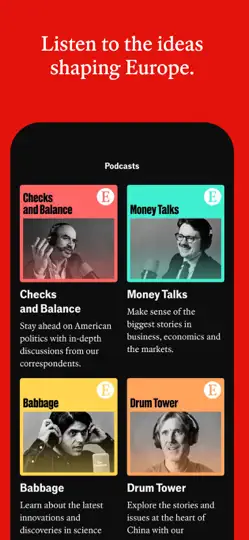 Capture d'écran de The Economist: News & Analysis sur iPhone 6