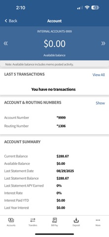 Country Club Bank for Business iPhone screenshot