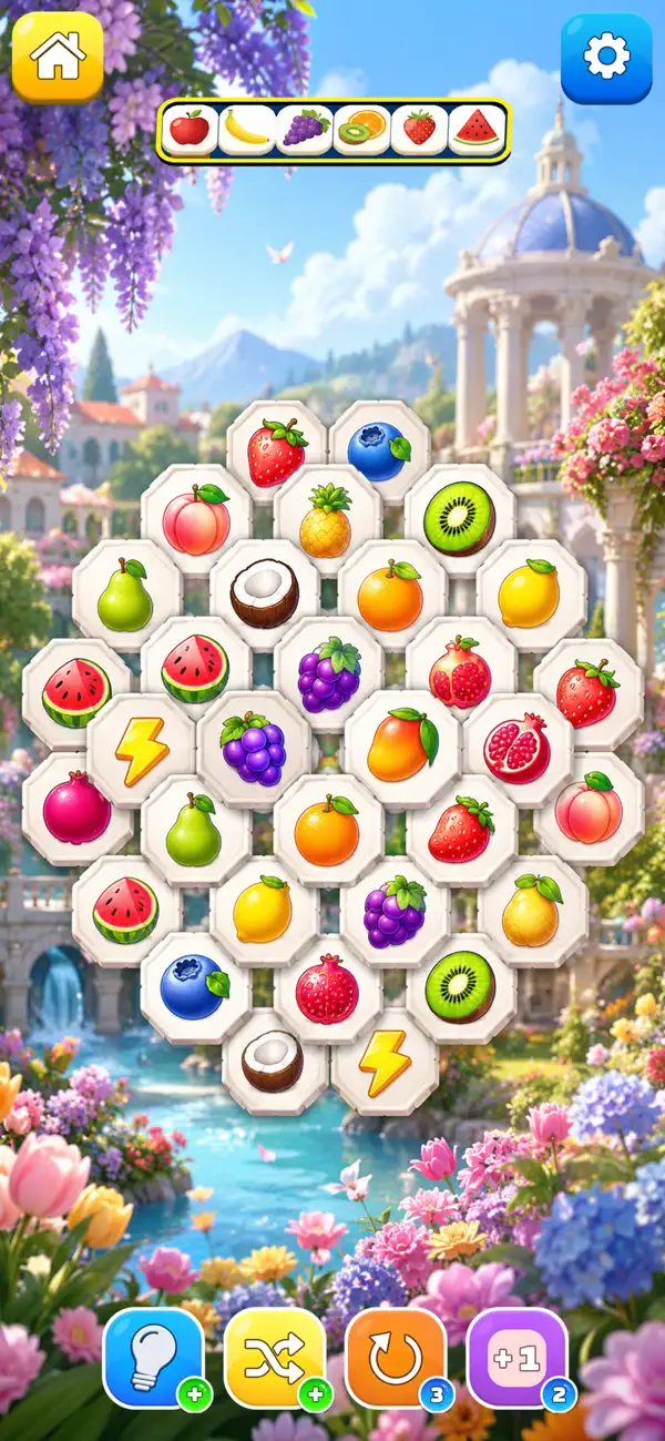 Screenshot #2 pour Puzzle Triple Match Tuiles