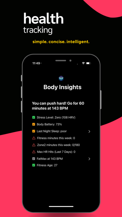 Body Insights:HRV,sleep&rest Screenshot