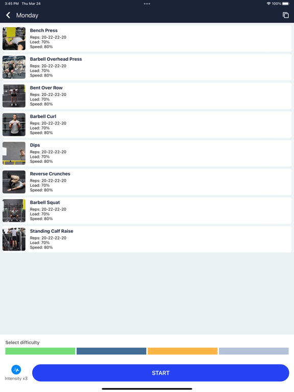 Screenshot #6 pour Gym Workout: Fitness Planner