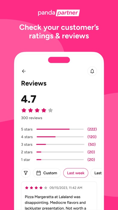 foodpanda partner Screenshot