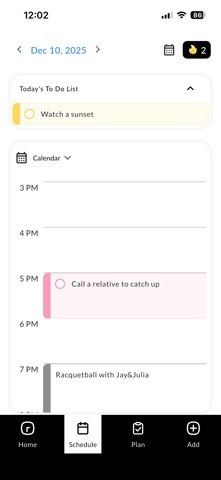 Remember To Plan iPhone screenshot