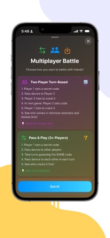 Guess The Code - Number Puzzle screenshot