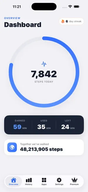 Social Steps - Earn Your Time screenshot 1