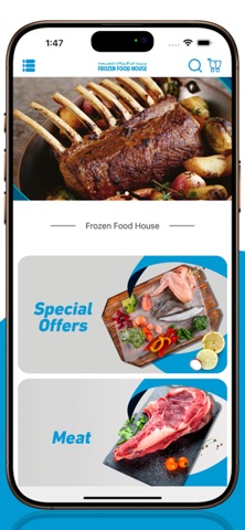 Frozen Food House App screenshot