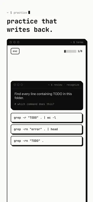 Terms: Learn Terminal Commands screenshot 4
