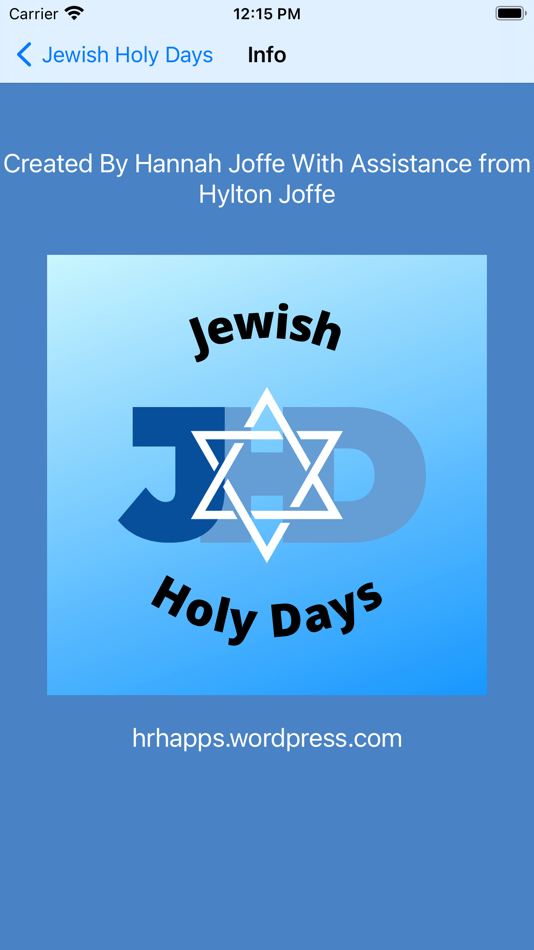 #1. Jewish Holy Days (iOS) 由: Hylton Joffe