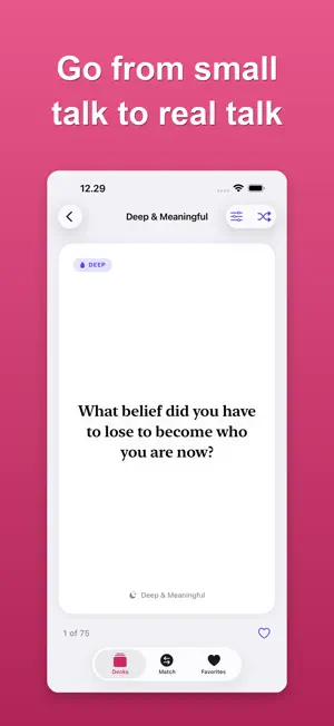 Deep Conversations: Closer screenshot 3