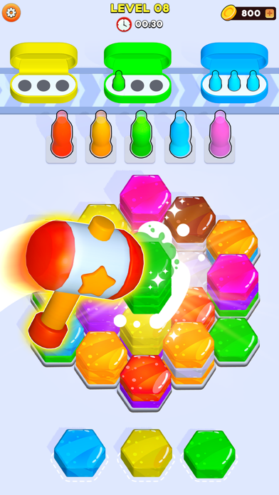 Hexa Jelly - ASMR Merge Master Screenshot
