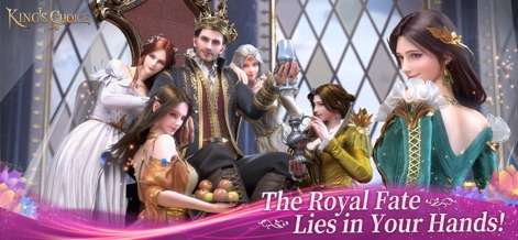 King's Choice - Découvrez la magnificence de la cour royale médiévale et l'assemblée de personnages emblématiques qui attendent d'être commandés dans l'application.