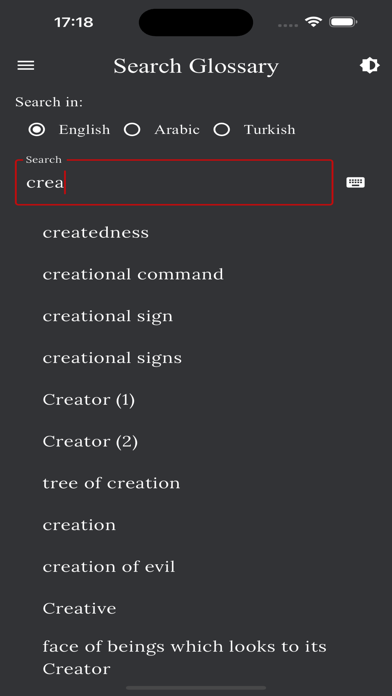 Glossary of Islamic Terms Screenshot