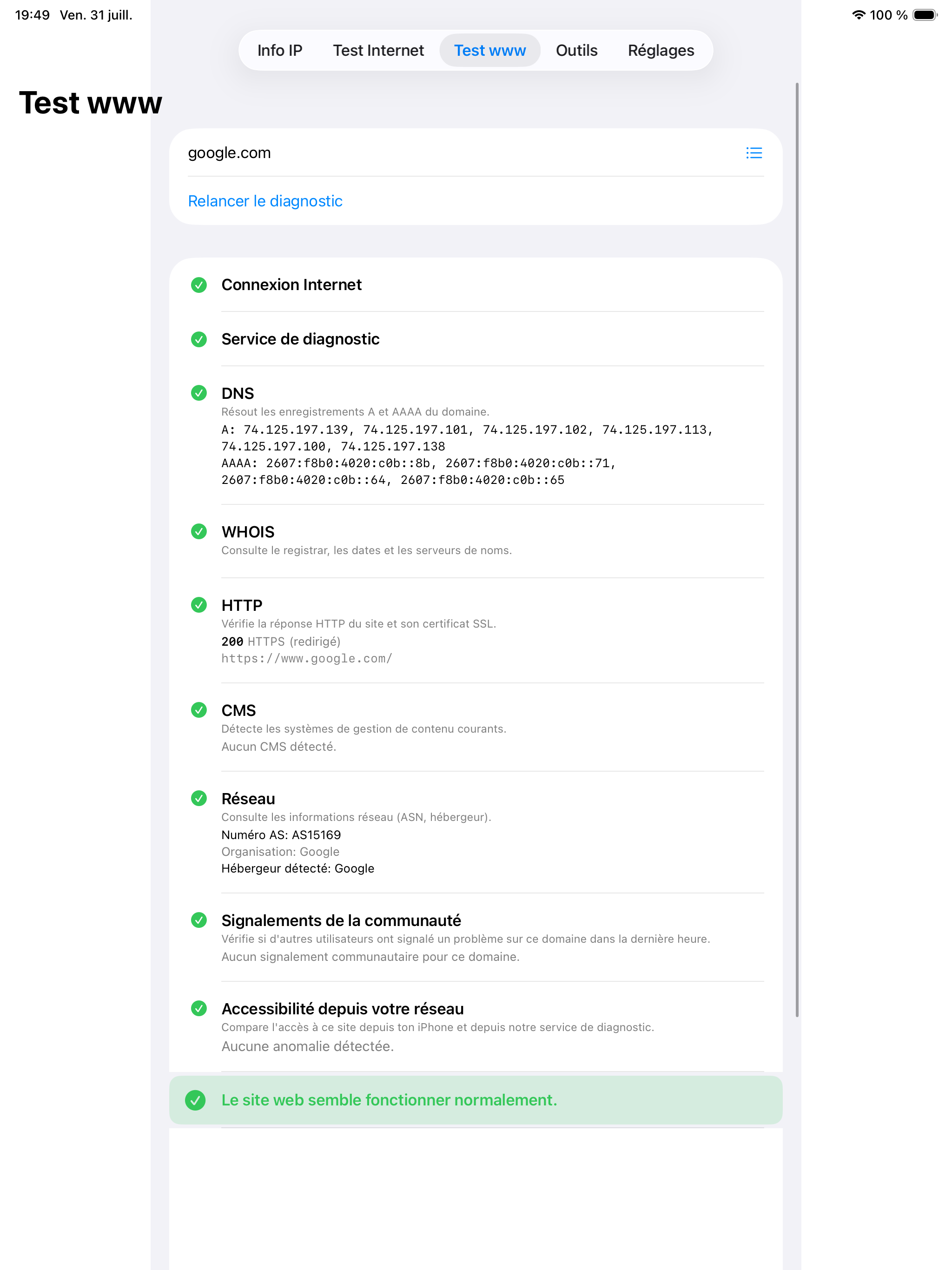 NetDiag screenshot 6
