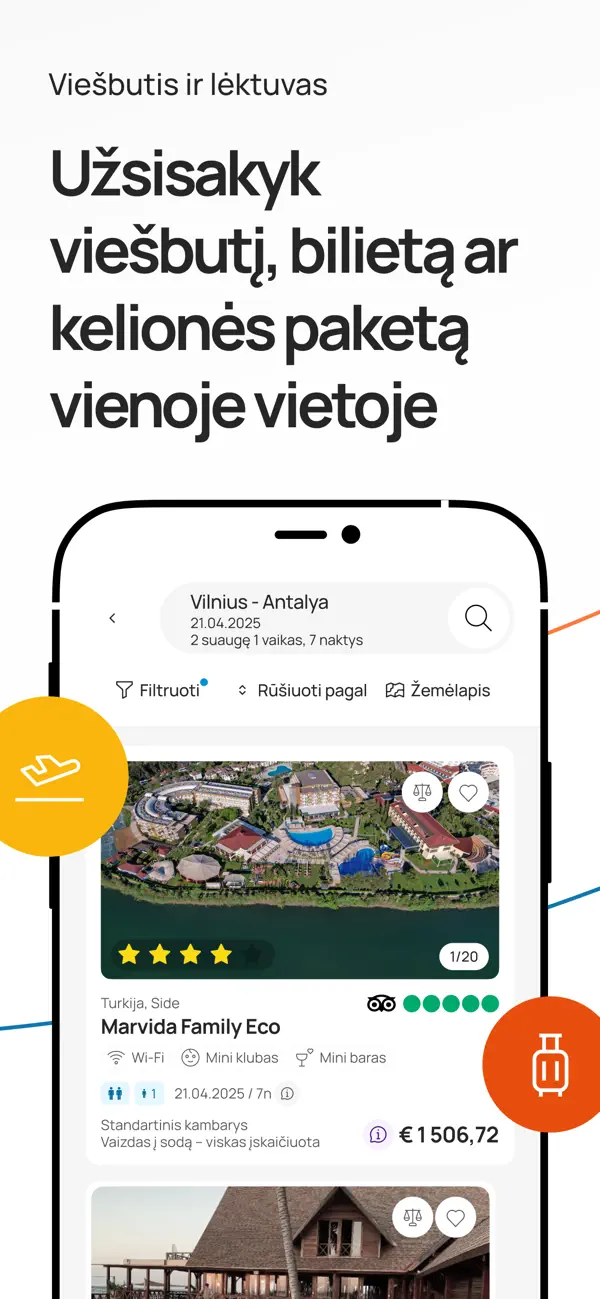 Screenshot #2 pour Coral Travel Lithuania