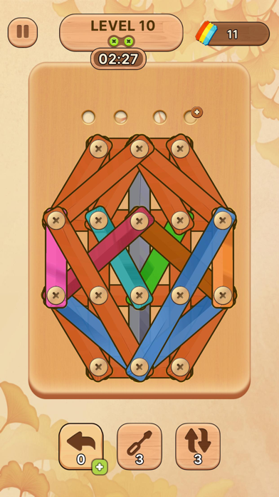 Wood Nuts & Bolts – Pin Puzzle Screenshot