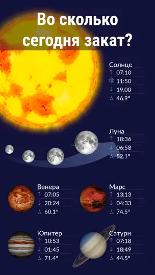 Скриншот Star Walk 2 Pro：Звезды на небе на iPhone 5