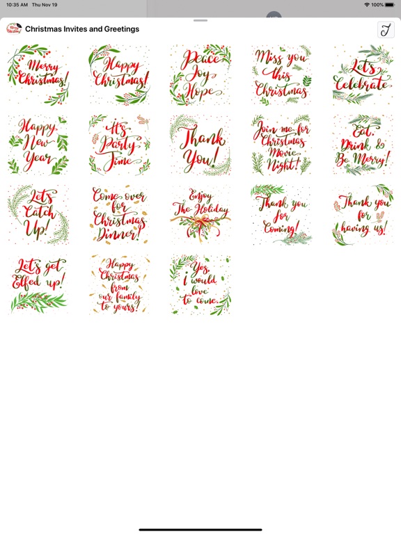 Screenshot #6 pour Christmas Invites & Greetings