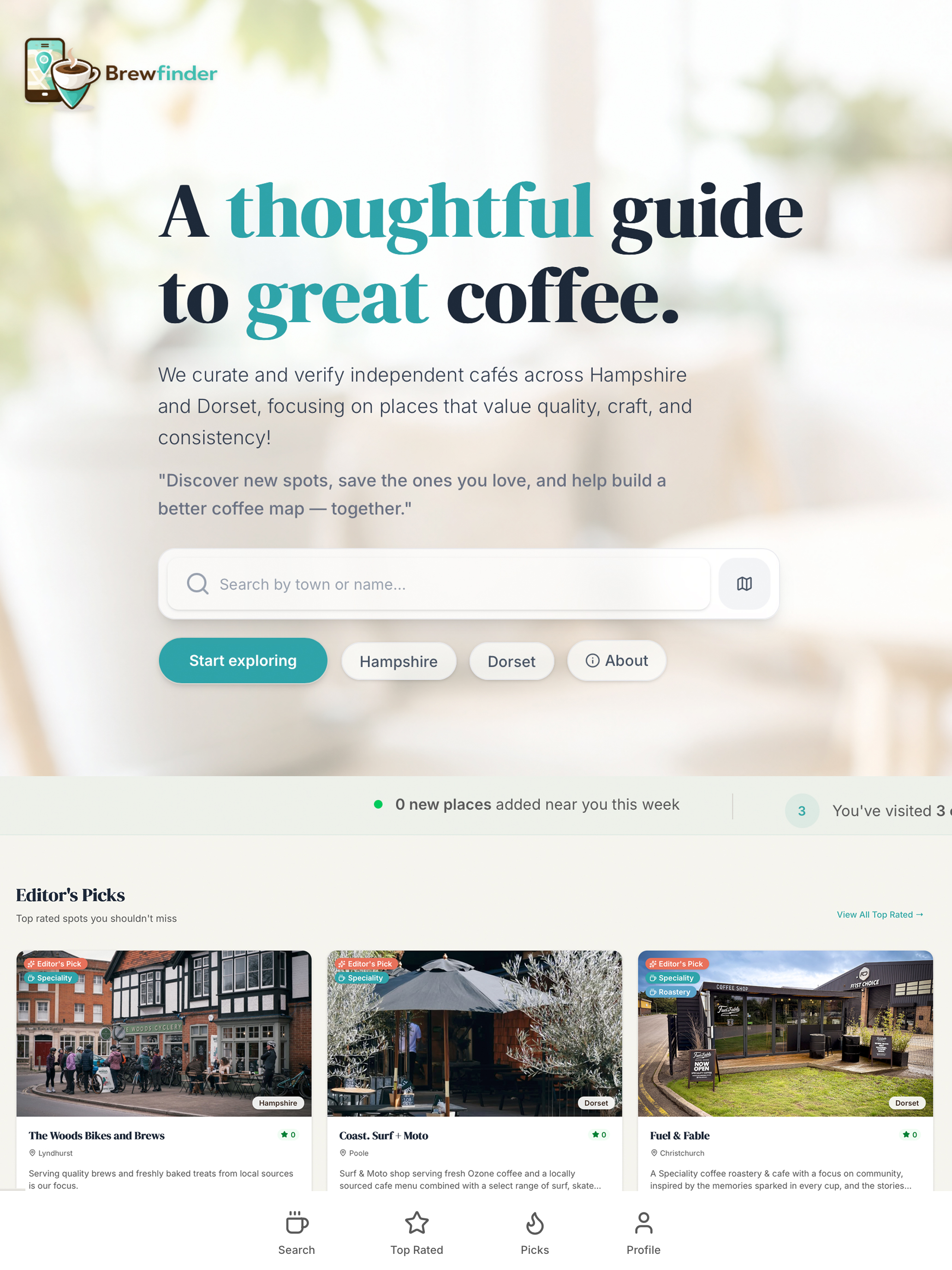 Brewfinder - Coffee Guide