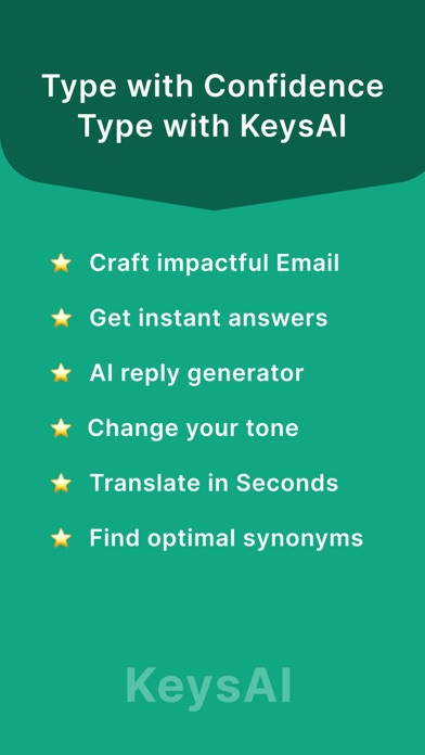 Grammar AI Keyboard: KeysAI Screenshot