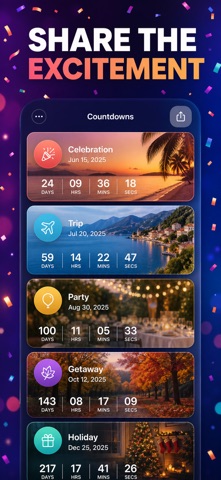 倒计时 纪念日 事件日子桌面小组件 screenshot