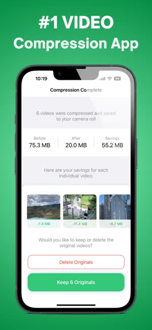 Compress Videos: Free Up Space screenshot 1
