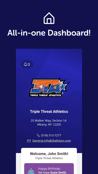 Triple Threat Athletic Screenshot