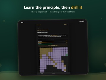 PostFlop GTO Poker Trainer iPad screenshot