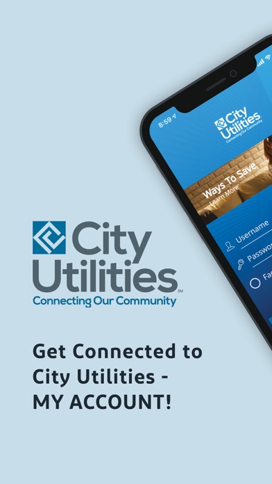 City Utilities – My Account Screenshot